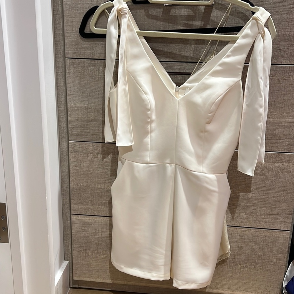 Amanda uprichard white romper!WORN ONCE